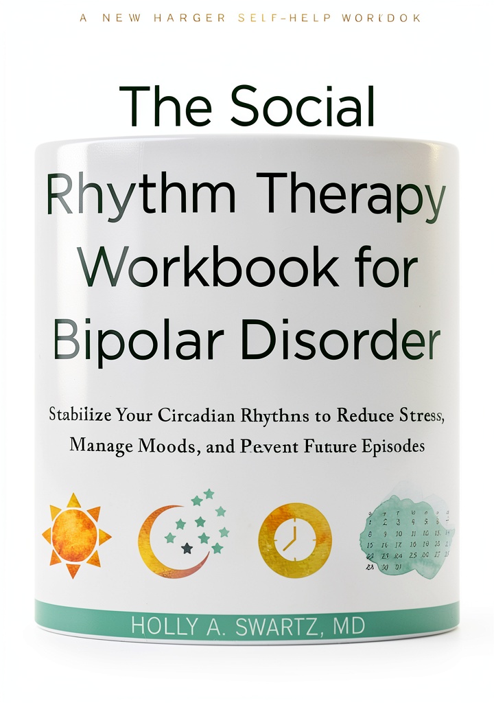 'Bipolar disorder book cover showing calming design and title'