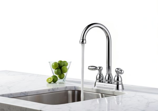 Delta Bar Faucet Chrome Brass Modern Two Handle-2
