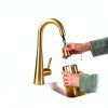 Moen Brushed Gold Modern Kitchen Faucet-12