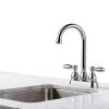 Delta Bar Faucet Chrome Brass Modern Two Handle-4