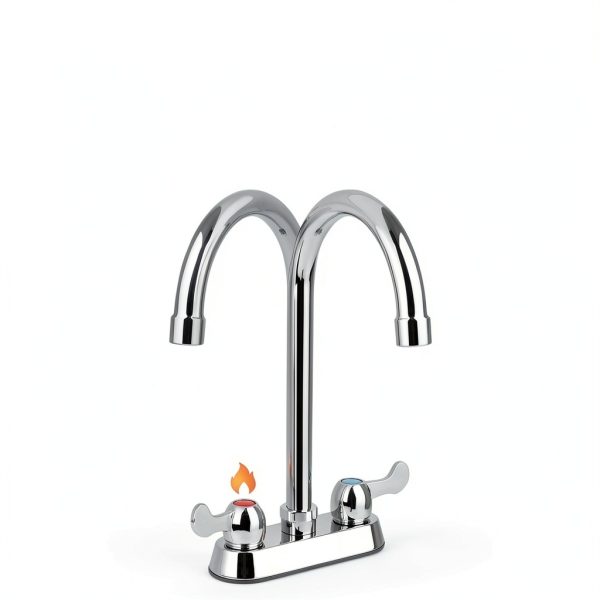 KWODE Bar Faucet Brass Polished 4inch Deck Mount-1