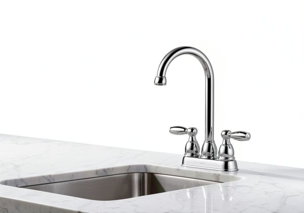 Delta Bar Faucet Chrome Brass Modern Two Handle-1