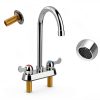 KWODE Bar Faucet Brass Polished 4inch Deck Mount-3
