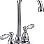 Delta Bar Faucet Chrome Brass Modern Two Handle-0