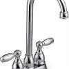 Delta Bar Faucet Chrome Brass Modern Two Handle-3