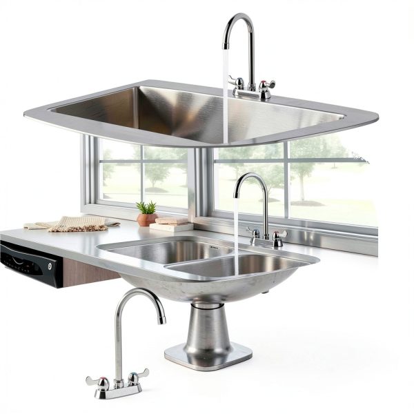 KWODE Bar Faucet Brass Polished 4inch Deck Mount-6