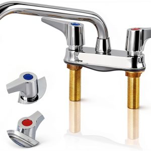 Bar sink faucet PRO XMZDDUP Chrome 8 Inch 360 Swivel-0