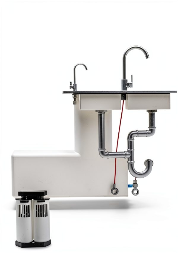 Joisinus Brushed Gold Kitchen Faucet Deck Mount with 360 Rotating-6