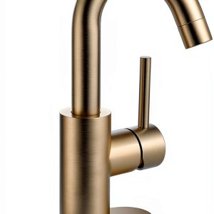 Bar Faucet Jodulos Brushed Gold Low Arc Single Lever JU1100-BG-0