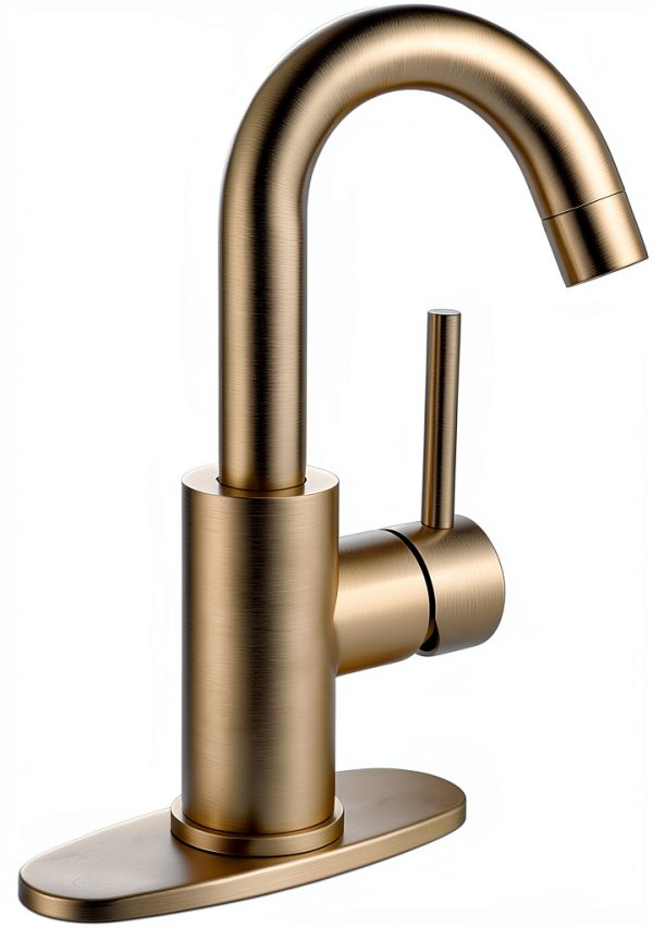 Bar Faucet Jodulos Brushed Gold Low Arc Single Lever JU1100-BG-0