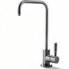 Bifordo Bar Sink Faucet QZJS Brushed Nickel Gooseneck Easy Install-3