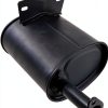 Exhaust Muffler for Honda GX340 11HP & GX390 13HP – SCGDPNBH Polished-1