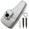 692038 Lo-Tone Muffler/Exhaust Muffler Compatible with B&S 6 HP Quantum Engines or 625-675 Series Engines and Toro Models - with Shoulder bolts-0