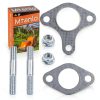 Muffler Exhaust Gasket Bolt Set for Honda GX – Mtanlo Replacement Kit-0